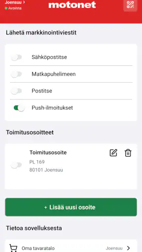 Motonet screenshot