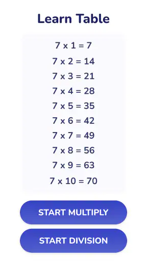 Multiplication Games Math quiz screenshot