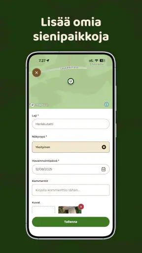 Mushroom Spot: sienet kartalla screenshot