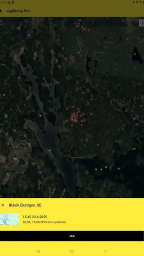 My Lightning Tracker & Alerts screenshot