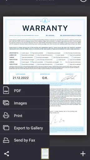 My Scans - PDF Scanner App screenshot