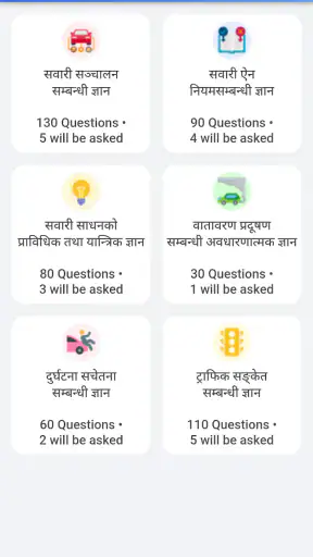 Nepal Driving License App screenshot