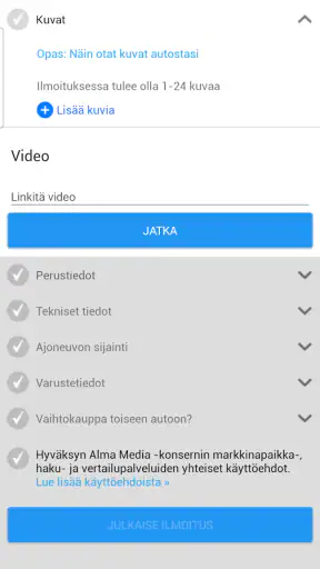 Nettiauto screenshot