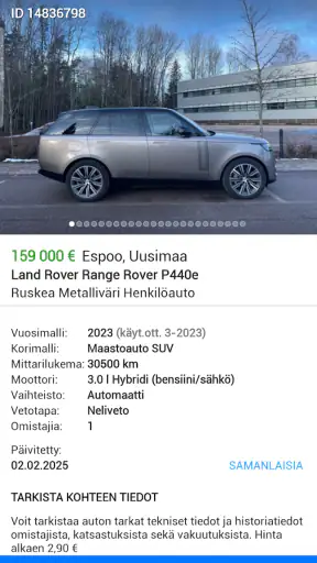 Nettiauto screenshot
