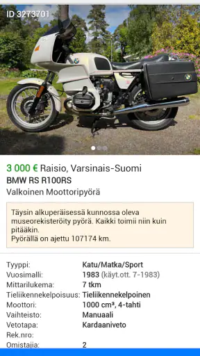 Nettimoto screenshot