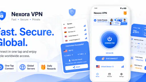 Nexora VPN - Fast & Safe Proxy screenshot