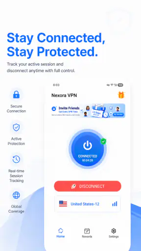 Nexora VPN - Fast & Safe Proxy screenshot