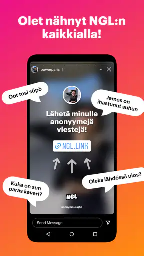 NGL – anonyymi q&a screenshot