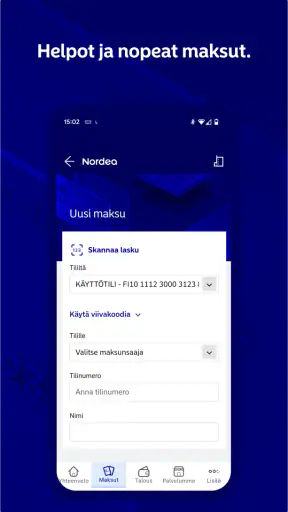 Nordea Business FI screenshot