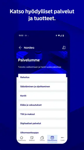 Nordea Business FI screenshot