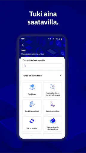 Nordea Business FI screenshot