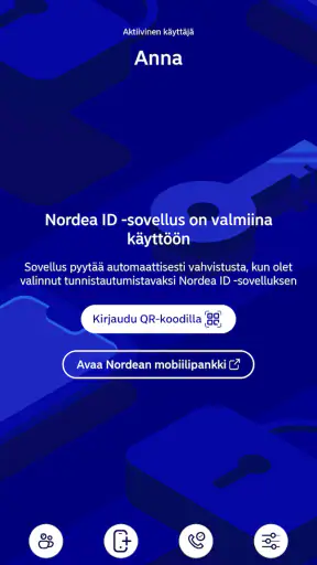 Nordea ID screenshot