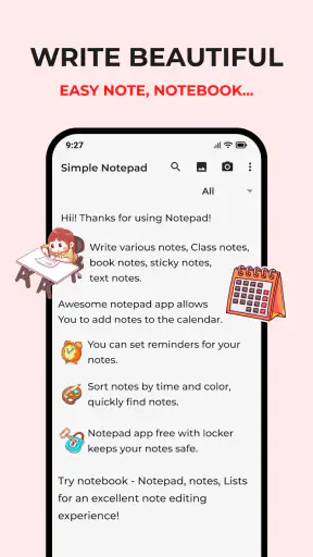 Notes: Notebook, To-Do lists screenshot