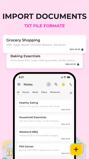 Notes: Notebook, To-Do lists screenshot