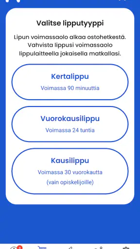 Nysse Mobiili screenshot