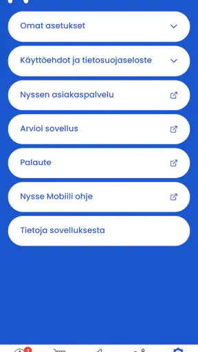 Nysse Mobiili screenshot