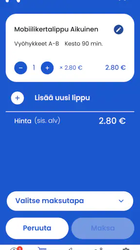 Nysse Mobiili screenshot