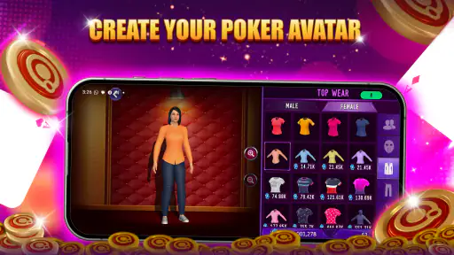 Octro Poker Texas Holdem Games screenshot