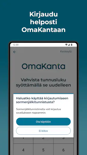 OmaKanta screenshot
