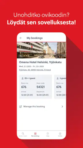 Omena Hotels screenshot
