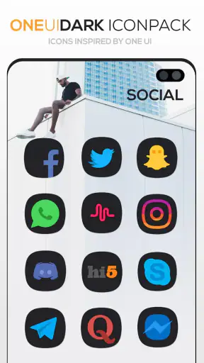 ONE UI DARK Icon Pack screenshot
