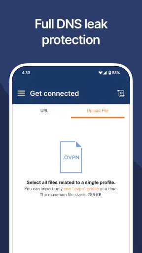 OpenVPN Connect screenshot