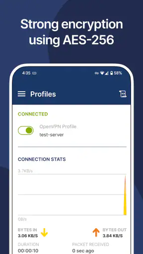 OpenVPN Connect screenshot