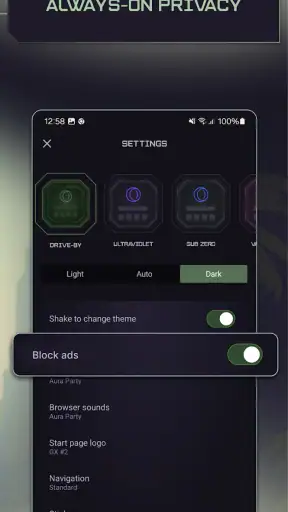 Opera GX: Gaming Browser screenshot