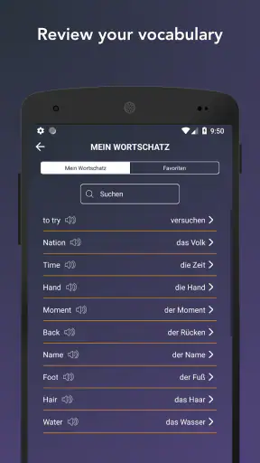 Opi englannin sanoja, lauseita screenshot