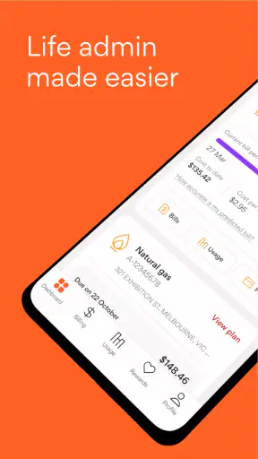 Origin Energy Gas Internet LPG screenshot