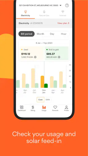 Origin Energy Gas Internet LPG screenshot