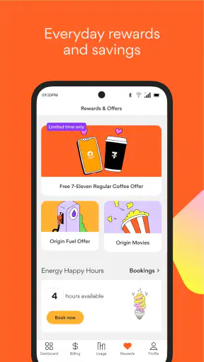 Origin Energy Gas Internet LPG screenshot