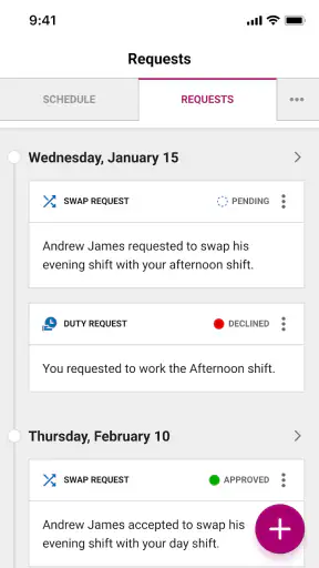 ORTEC Employee Self Service 7 screenshot