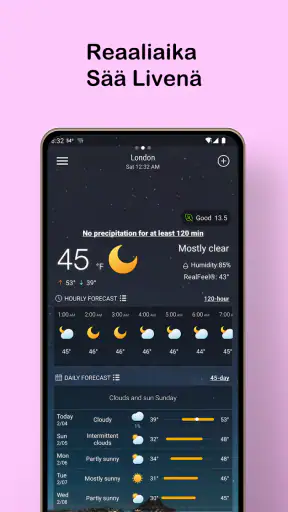 Paikallinen sääennuste - Tutka screenshot