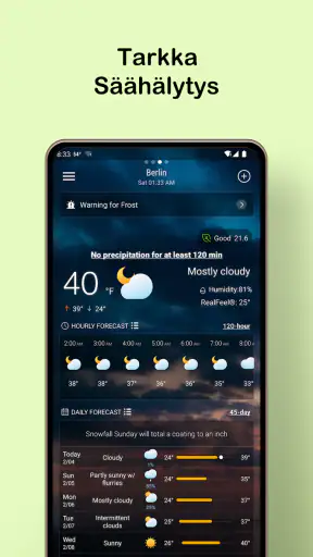 Paikallinen sääennuste - Tutka screenshot