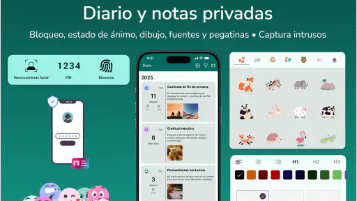 Päiväkirja & Private Notes screenshot