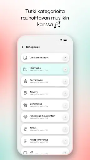 Päivittäiset Affirmaatiot screenshot