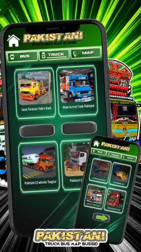 Pakistani Truck Bus Map Bussid screenshot