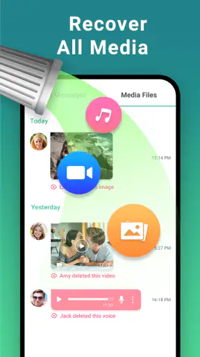 Palauttaa poistetut viestit screenshot