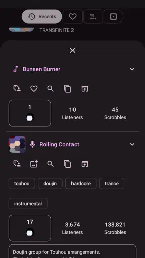 Pano Scrobbler for LastFM screenshot