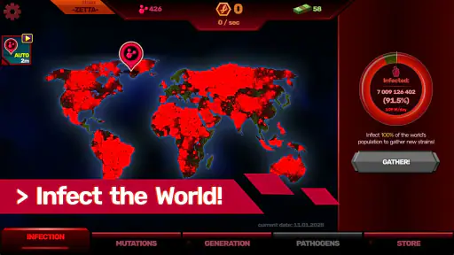 Patient Zero: viruspelit screenshot