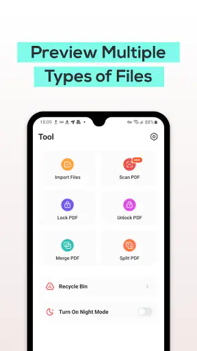 PDF-tiedoston lukija screenshot