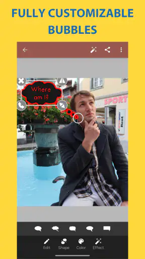 Photo Talks: Meme Text Bubbles screenshot