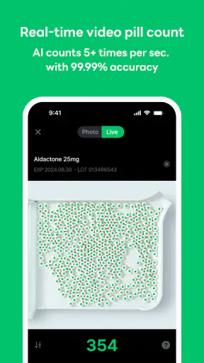 PillEye – tablet, pill counter screenshot