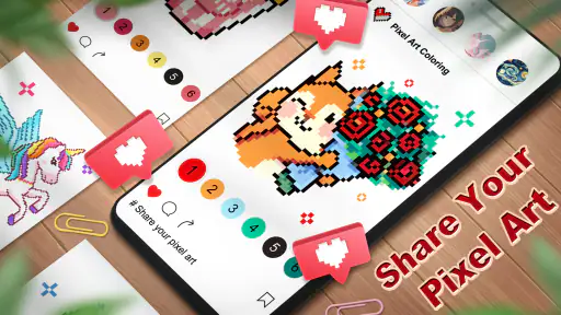 Pixel Art Coloring:Pikselikuva screenshot