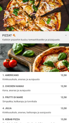 Pizza Time Ravintolat screenshot