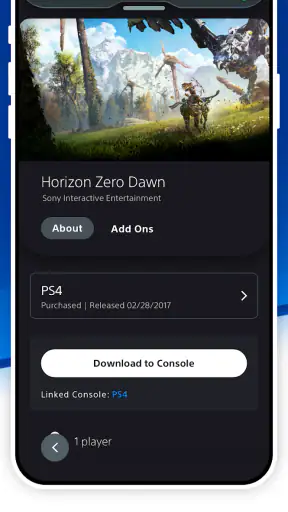 PlayStation App screenshot
