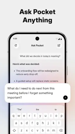 Pocket - AI Personal Assistant screenshot