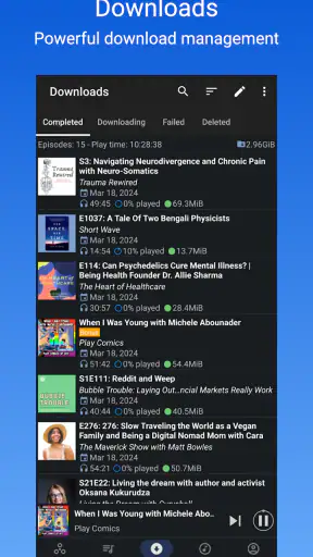 Podcast Republic - Podcast app screenshot
