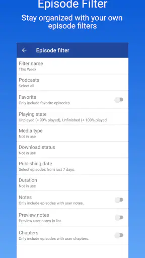 Podcast Republic - Podcast app screenshot